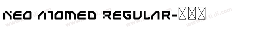 Neo Atomed Regular字体转换